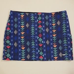 Print Mini Skirt